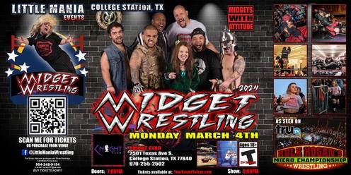 College Station, TX -- Midgets With Attitude: Little Mania Rips Through the Ring!