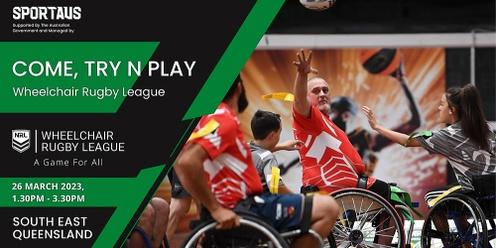 Come, Try & Play Wheelchair Rugby League - South East Queensland