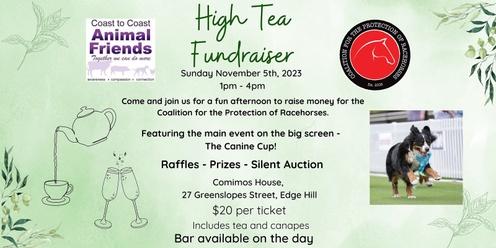 High Tea Fundraiser Featuring the Canine Cup