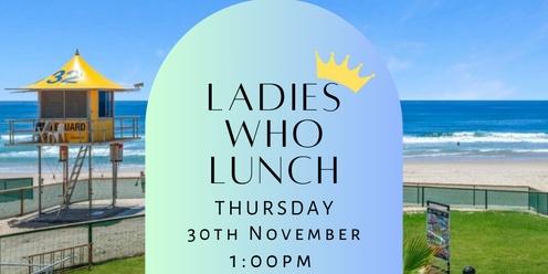 Ladies Who Lunch RSVP confirmation