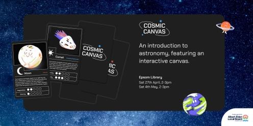 Cosmic Canvas - An introduction to astronomy featuring an interactive canvas