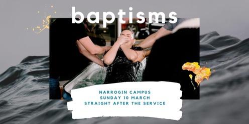 Narrogin Water Baptism