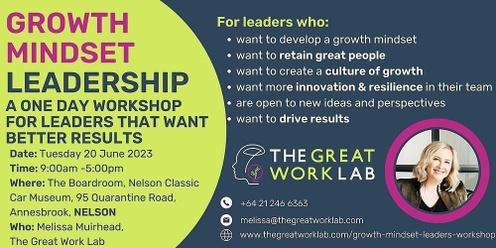 Growth Mindset Leadership Workshop