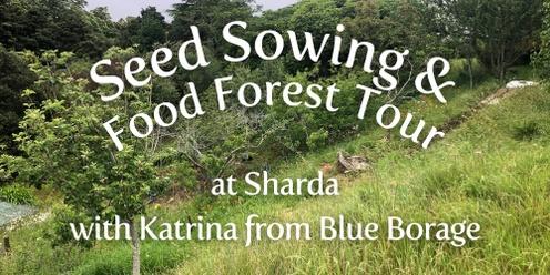 Seed Sowing and Food Forest Tour at Sharda