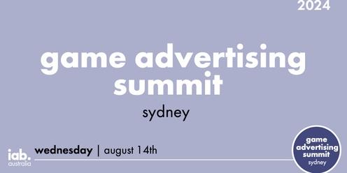 IAB Australia Game Advertising Summit