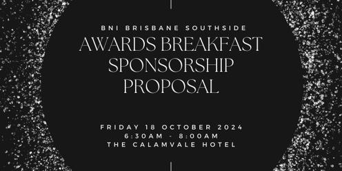 BNI Brisbane Southside Awards Breakfast 2024