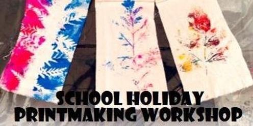 School Holiday Printmaking Workshop