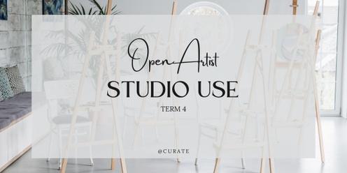 Term 4 Open Artist Studio Use (Mondays)