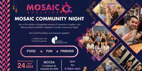 MOSAIC Community Night - April 2024
