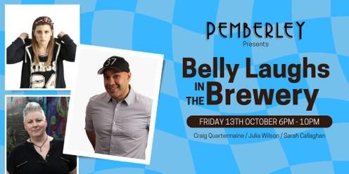 Belly Laughs in the Brewery