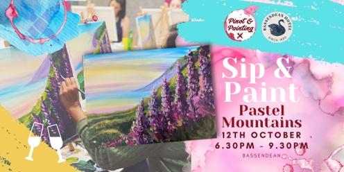 Pastel Mountains  - Sip & Paint @ The Bassendean Hotel