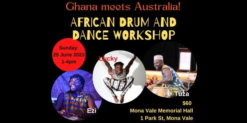 Ghana meets Australia! African Drum and Dance Workshop.