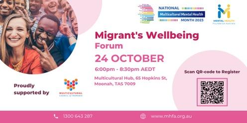 Migrant’s Wellbeing Forum