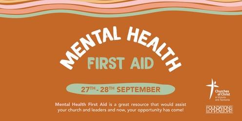 Mental Health First Aid (MHFA) - Standard