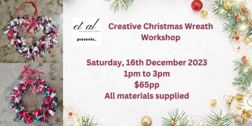 Creative Christmas Wreath Workshop