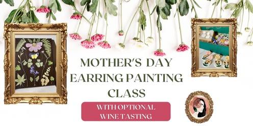 VinoTeca + Brush and Blooms Mother's Day Earring Design Class