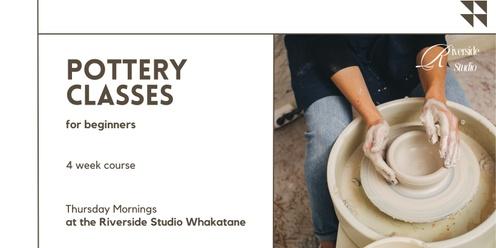 Morning Pottery Classes - 4 weeks course