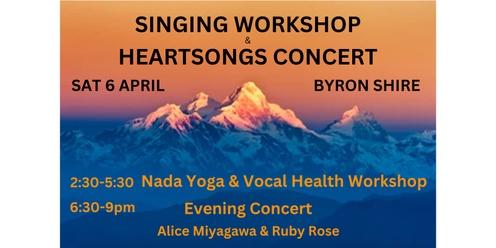 NADA YOGA & VOCAL HEALTH WORKSHOP + EVENING CONCERT