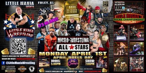 Foley, AL - Micro-Wrestling All * Stars: Little Mania Rips Through the Ring!