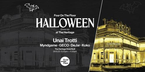Four On The Floor Halloween at The Heritage with Unai Trotti 