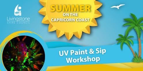 UV Paint & Sip Workshop