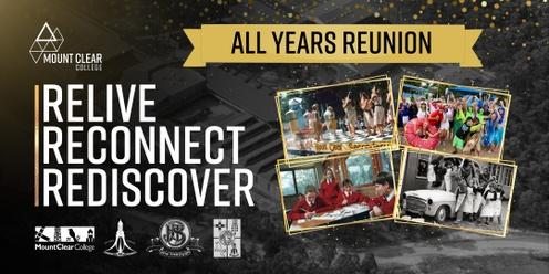MCC All Years Reunion - Relive, Reconnect, Rediscover