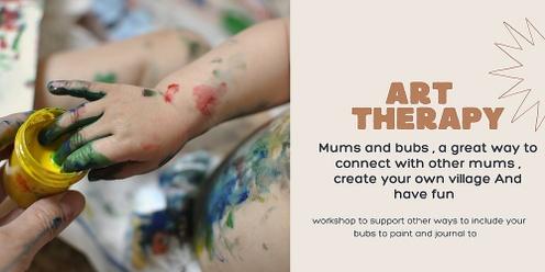 Mum & baby art therapy workshop