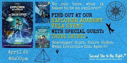 Explorer Academy Event with Trudi Trueit