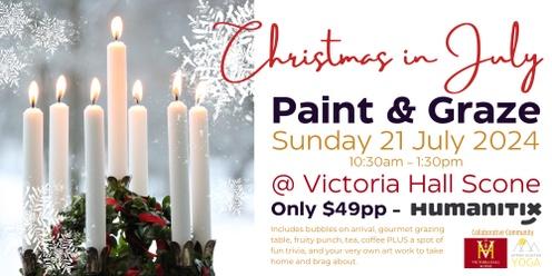 Scone's Own Paint & Graze: Christmas In July