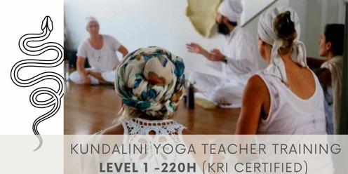 220H Level 1 Kundalini Yoga Teacher Training (KRI Certified)