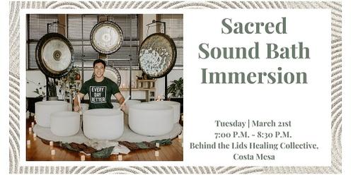 Sacred Sound Bath Immersion + CBD (Costa Mesa)