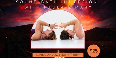 Sound Bath Immersion with Paula & Mary
