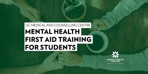 Mental Health First Aid Training for Students