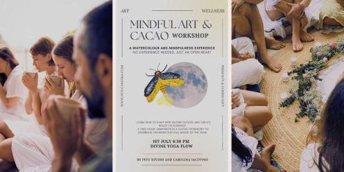 Full moon- Cacao ceremony and  watercolour art workshop