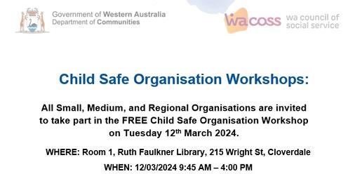 Belmont Capacity Building for Child Safe Organisations 