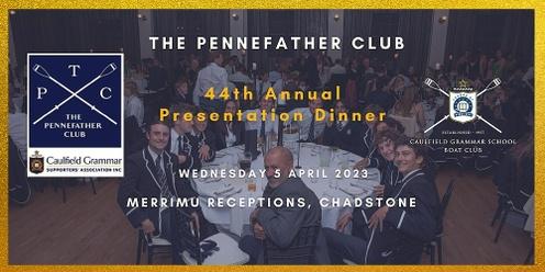 The Pennefather Club Rowing Presentation Dinner 2023