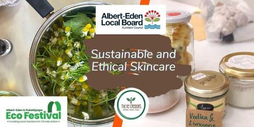 Green Beauty: Creating Sustainable and Ethical Skincare, Mt Albert Library, Sunday 5 May 1.30pm-3.30pm