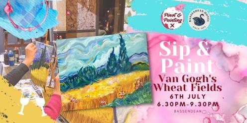 Van Gogh's Wheat Fields  - Sip & Paint @ The Bassendean Hotel