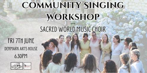 Community Singing Workshop (with Sacred World Music Choir)
