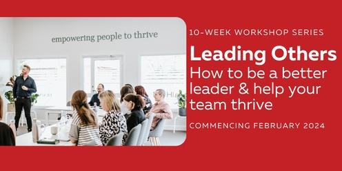 Leading Others – Workshop Series October