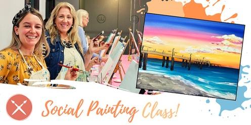 Paint & Sip Event: Coogee Beach Jetty 16/03/23