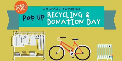 Wyndham City's Pop Up Recycling & Donation Drive Thru Event @ Jamieson Way Community Centre