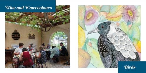 Wine and Watercolours at Between the Vines - Birds