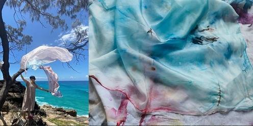 WORKSHOP | Flow Dyeing with Ink on Silk and Cotton with Helle Cook