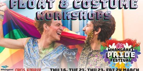 Float and Costume Making Workshops - Whangarei Pride Festival!