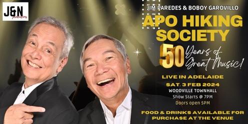 APO Hiking Society 50 Years of Great Music! Live in Adelaide 