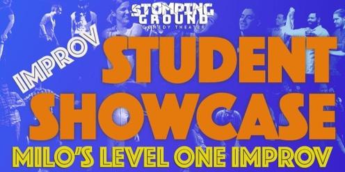 Student Showcase- Milo's Level One Improv