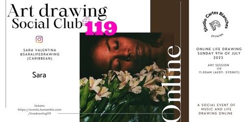 Art Drawing Live Music Social Club #119