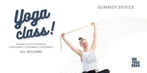 Yoga Class - Ripponlea Summer Series