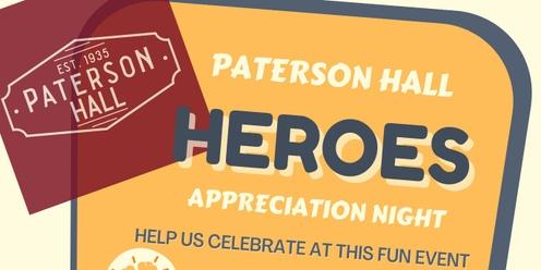 PATERSON HALL HEROES - Appreciation Night